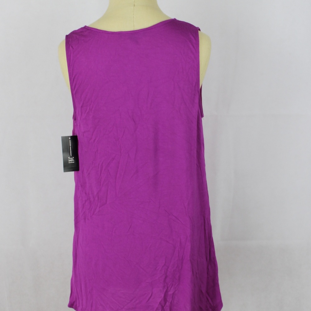 INC International Concepts Handkerchief-Hem Top - Picture 3 of 6